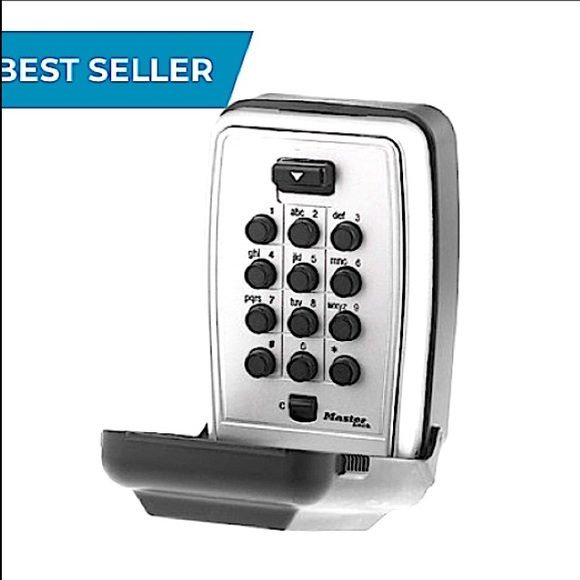 š Combination Wall-Mount Lock Box w/ push button key pad - Picture 7 of 14